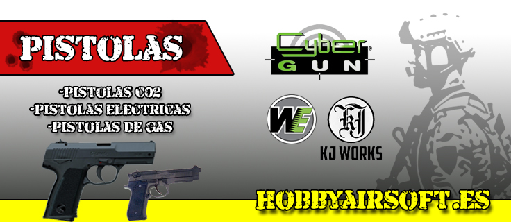 RÉPLICAS DE PISTOLAS GAS Y GBB AIRSOFT — Coronel Airsoft - Tienda